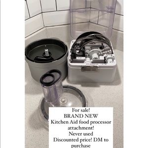Kitchen Aid Food Processor attachment! Brand new!